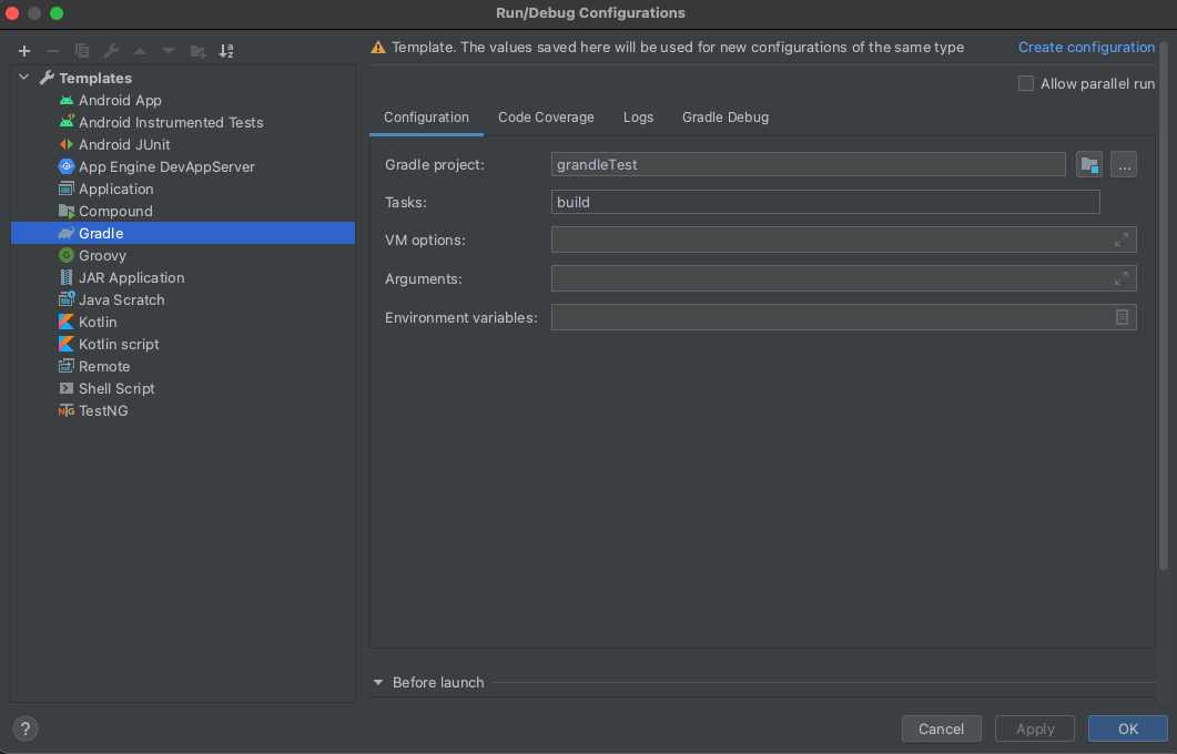 gradle - Right click and create JUnit tests in Android Studio